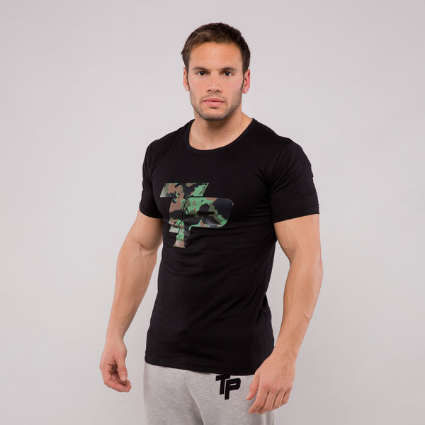 TP T-Shirt - Black & CAMO print