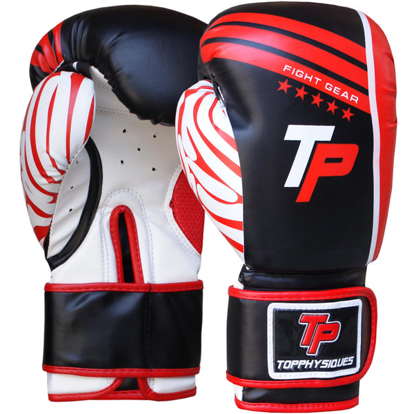 Black & Red Boxing Gloves