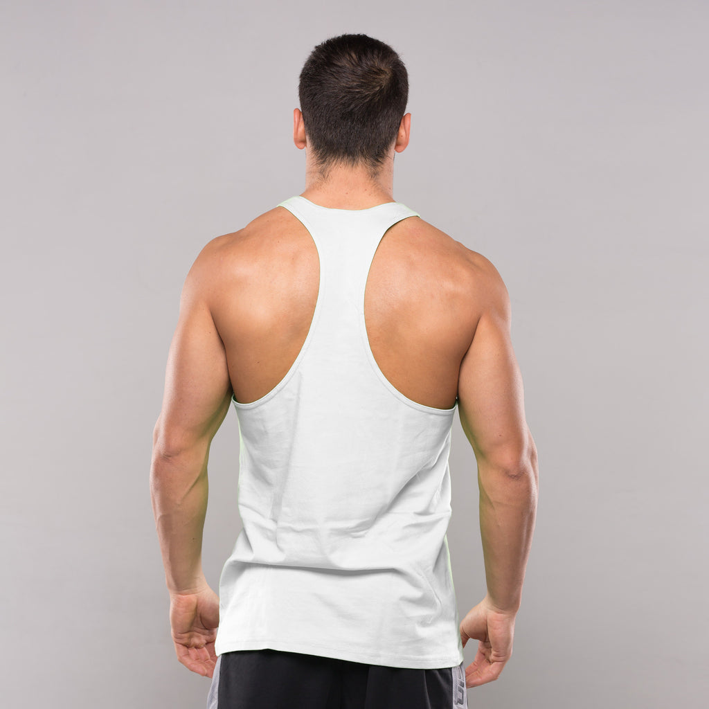 Stringer Vest - White & CAMO print