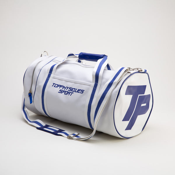 Topphysiques Sports Bag - White & Navy Blue