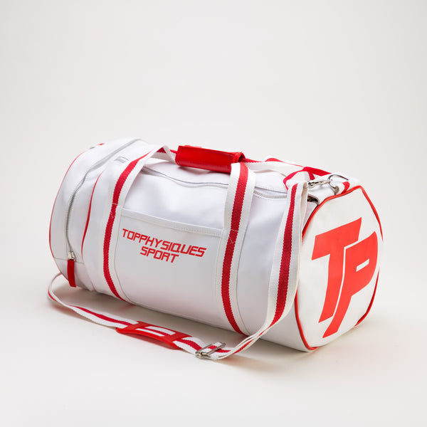 Topphysiques Sports Bag - White & Bright Red