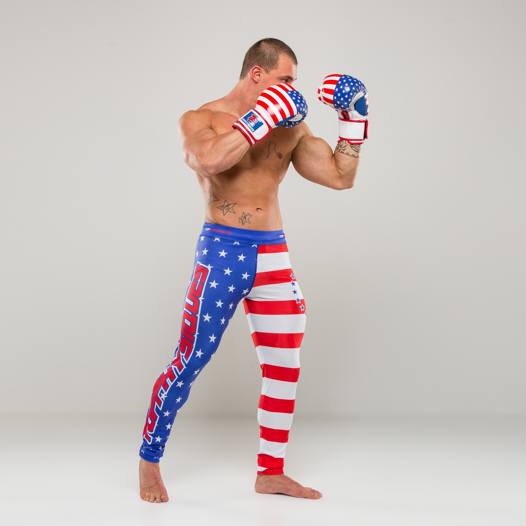 USA Fight Compression Pants Topphysiques Wear - Main Image