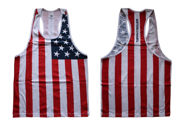 Topphysiques USA Flag Tank