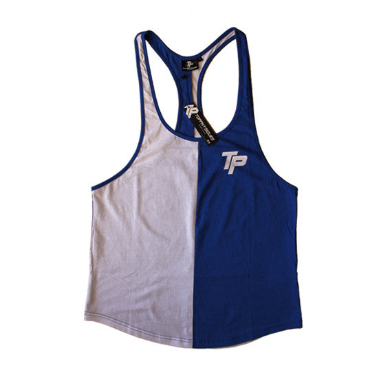 2HALVES Stringer Vest - Blue & White