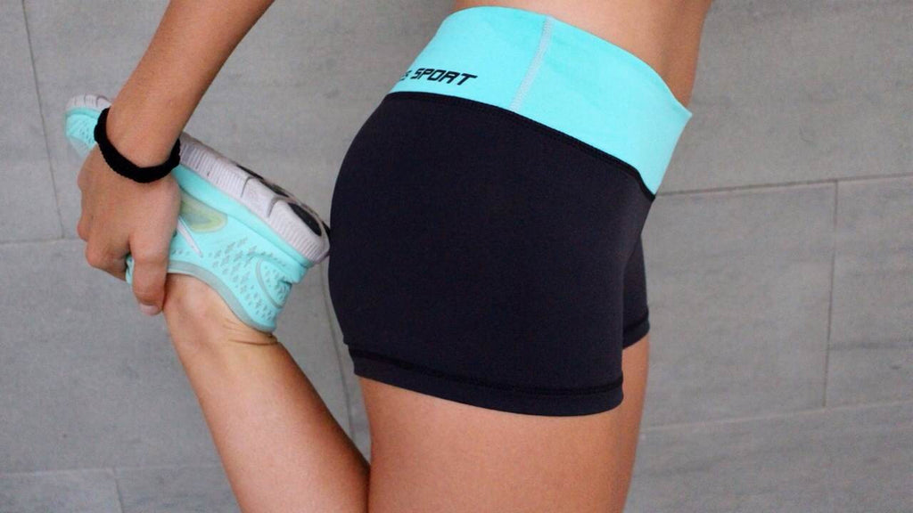 Women's Sport Shorts (AQUA)